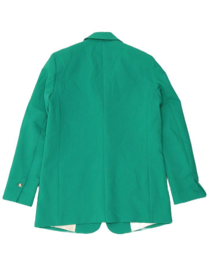 Zara Damen 1-Knopf-Blazerjacke UK 10 Small Grün