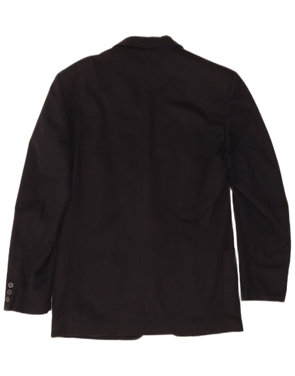 Trussardi Jeans Herren 2-Knopf-Blazerjacke IT 46 Small Schwarz