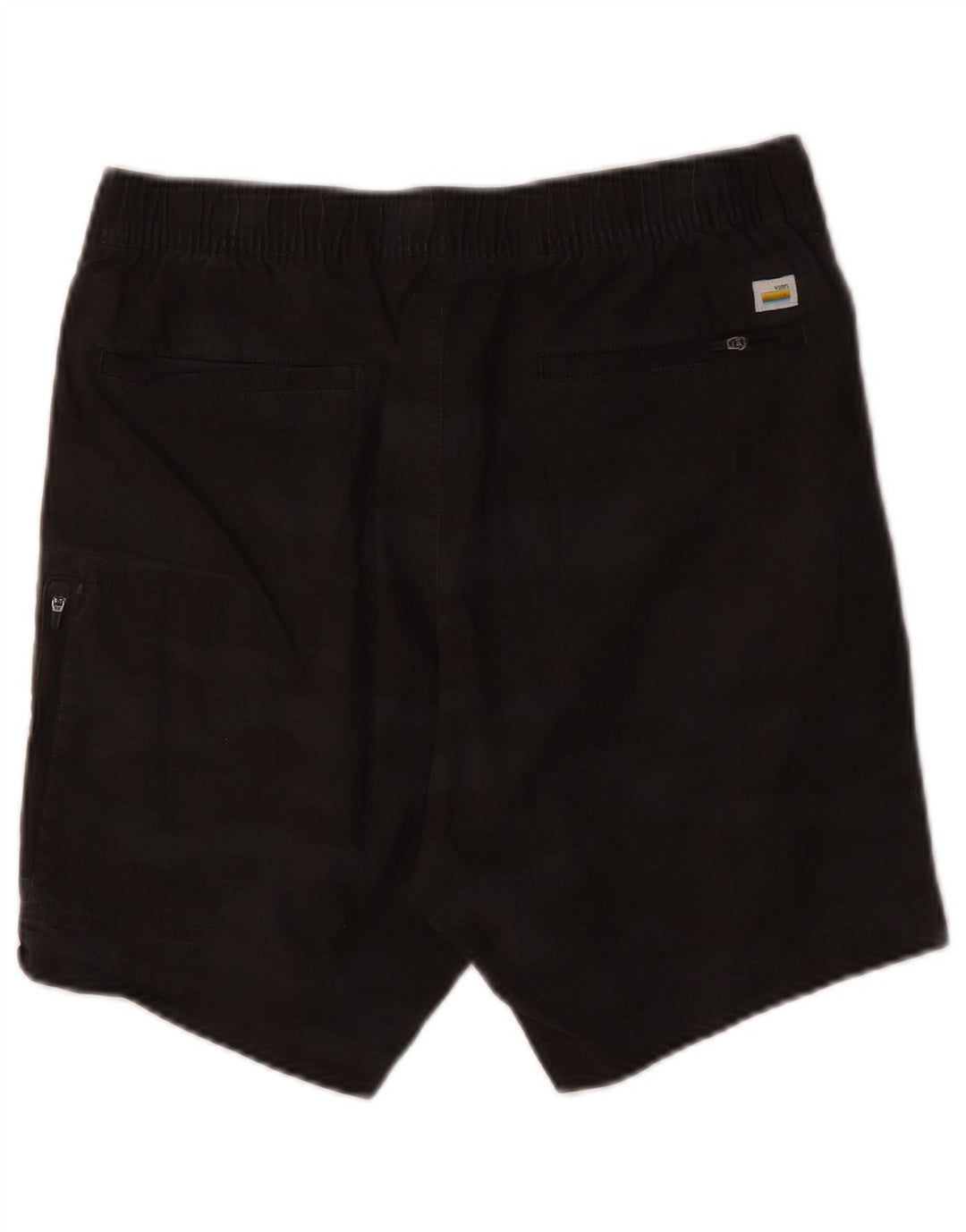 Vuori Herren-Chinoshorts, mittelgroß, W30, graue Camouflage-Baumwolle