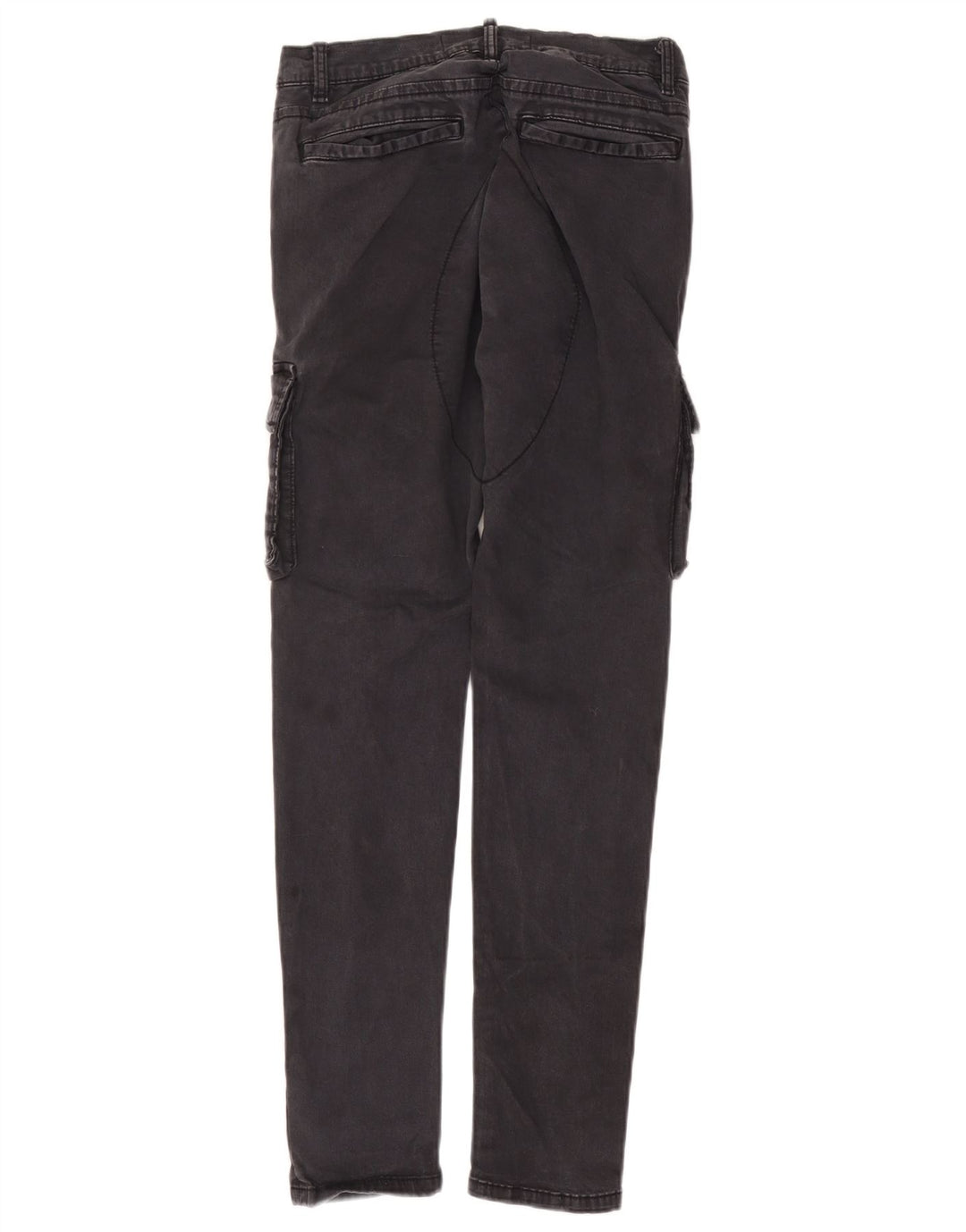 Zara Slim Cargo-Hose für Herren, EU 38, Größe S, W30, L30, Grau, Baumwolle