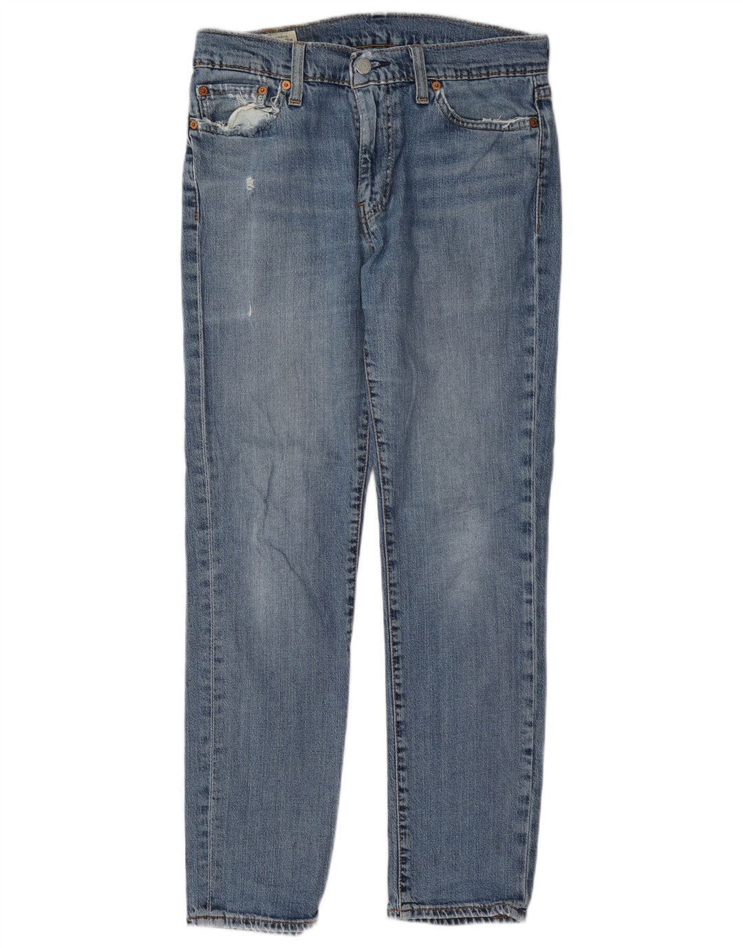 Levi's Damen 511 Tapered Slim Jeans W30 L30 Blaue Baumwolle