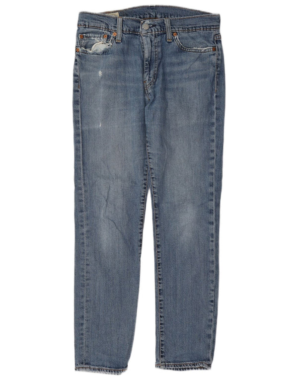 Levi's Damen 511 Tapered Slim Jeans W30 L30 Blaue Baumwolle