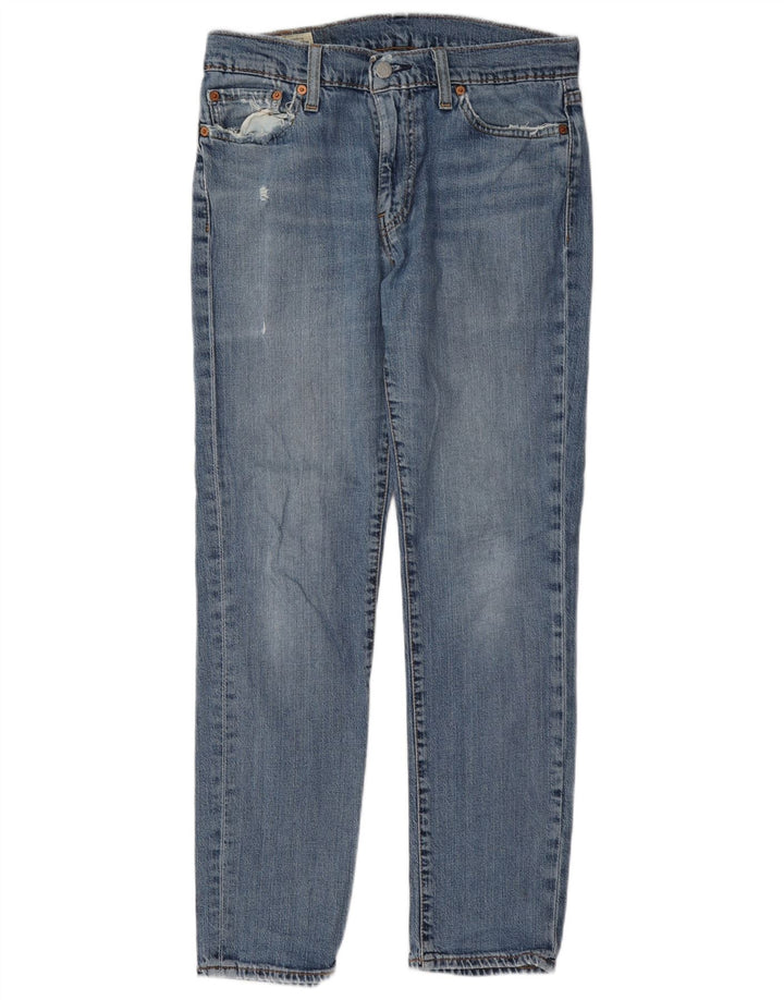 Levi's Damen 511 Tapered Slim Jeans W30 L30 Blaue Baumwolle