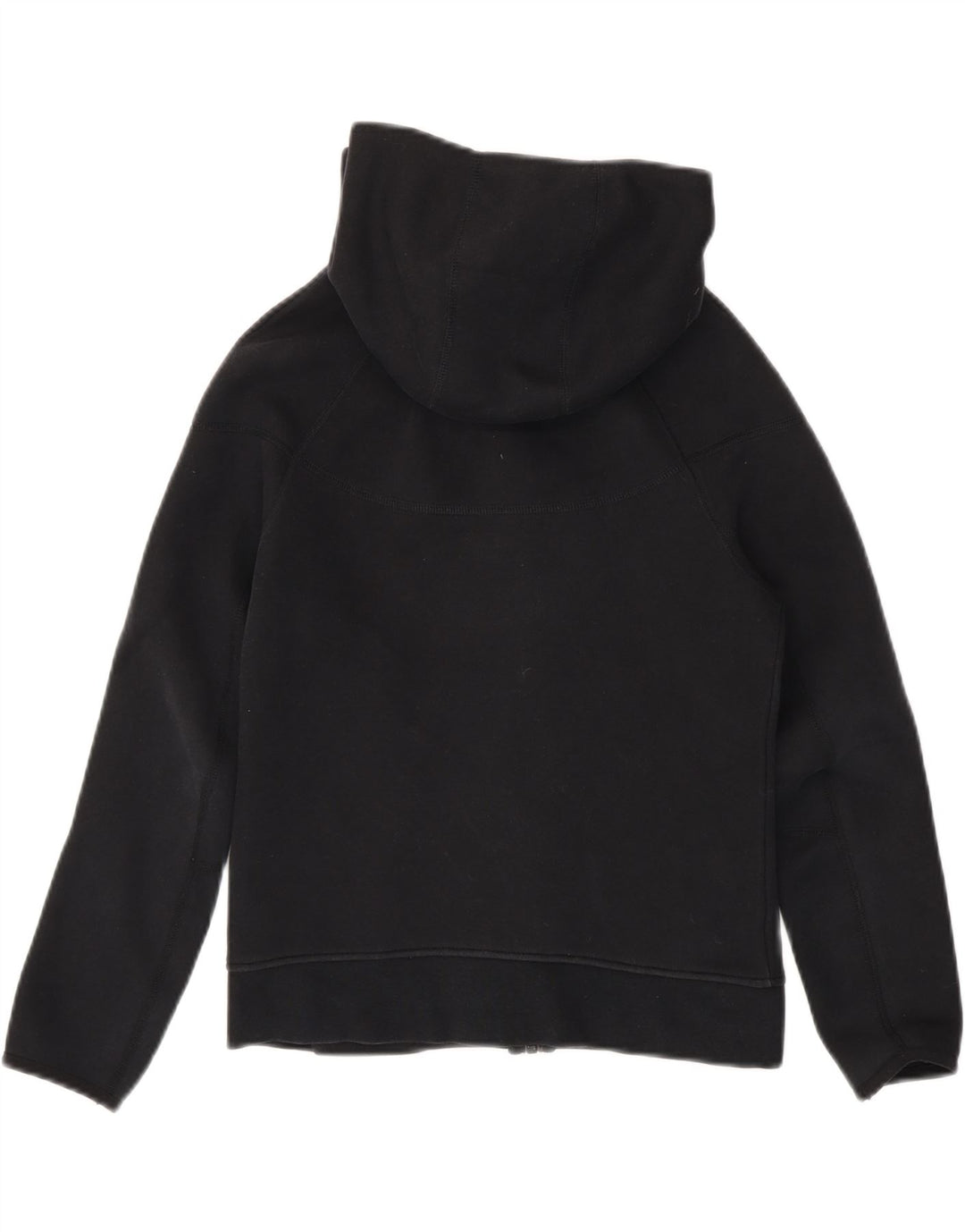 Nike Jungen-Kapuzenpullover mit Reißverschluss, 10–11 Jahre, mittlere schwarze Baumwolle