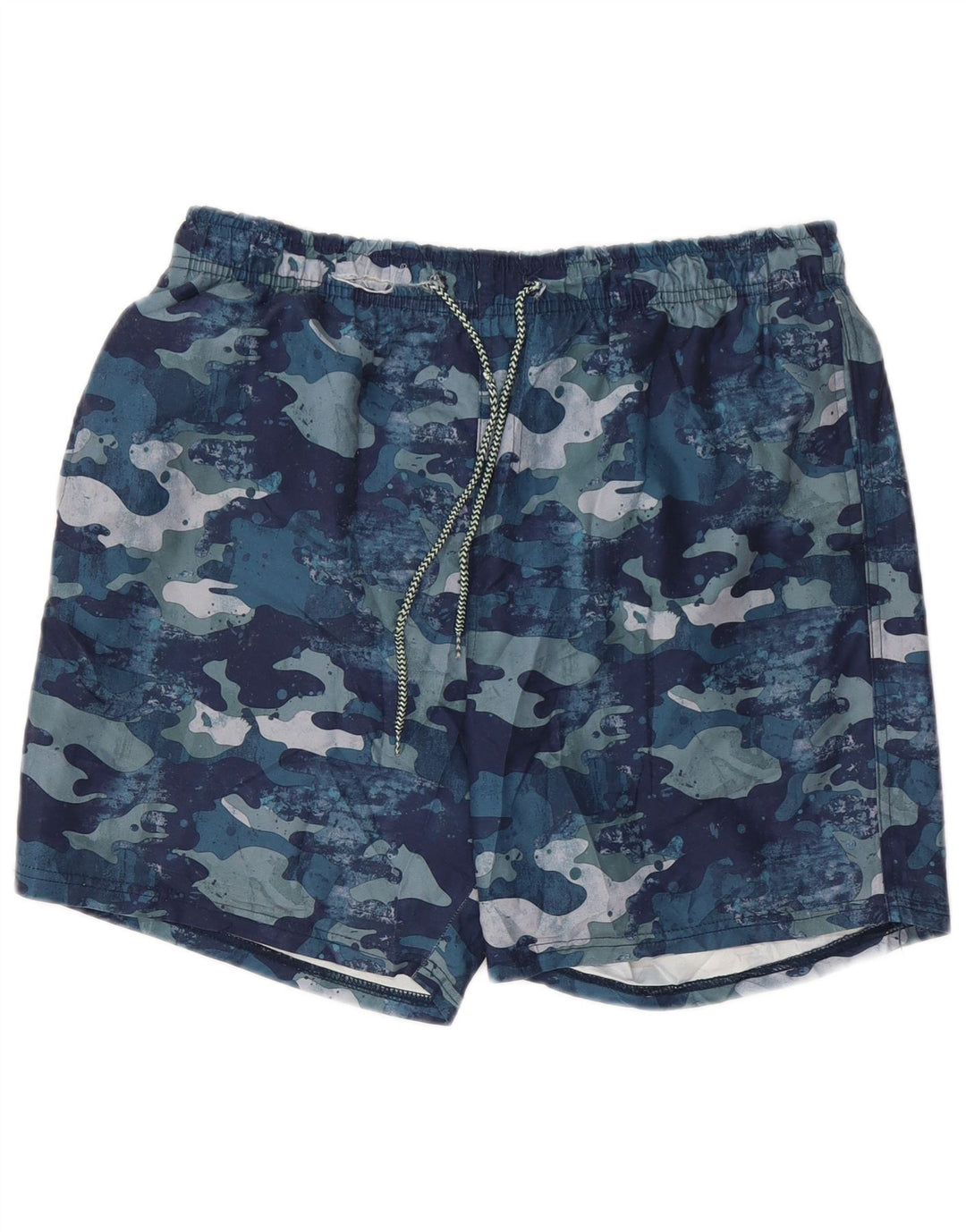 Mountain Warehouse Herren-Badeshorts, großes, blaues Camouflage-Polyester