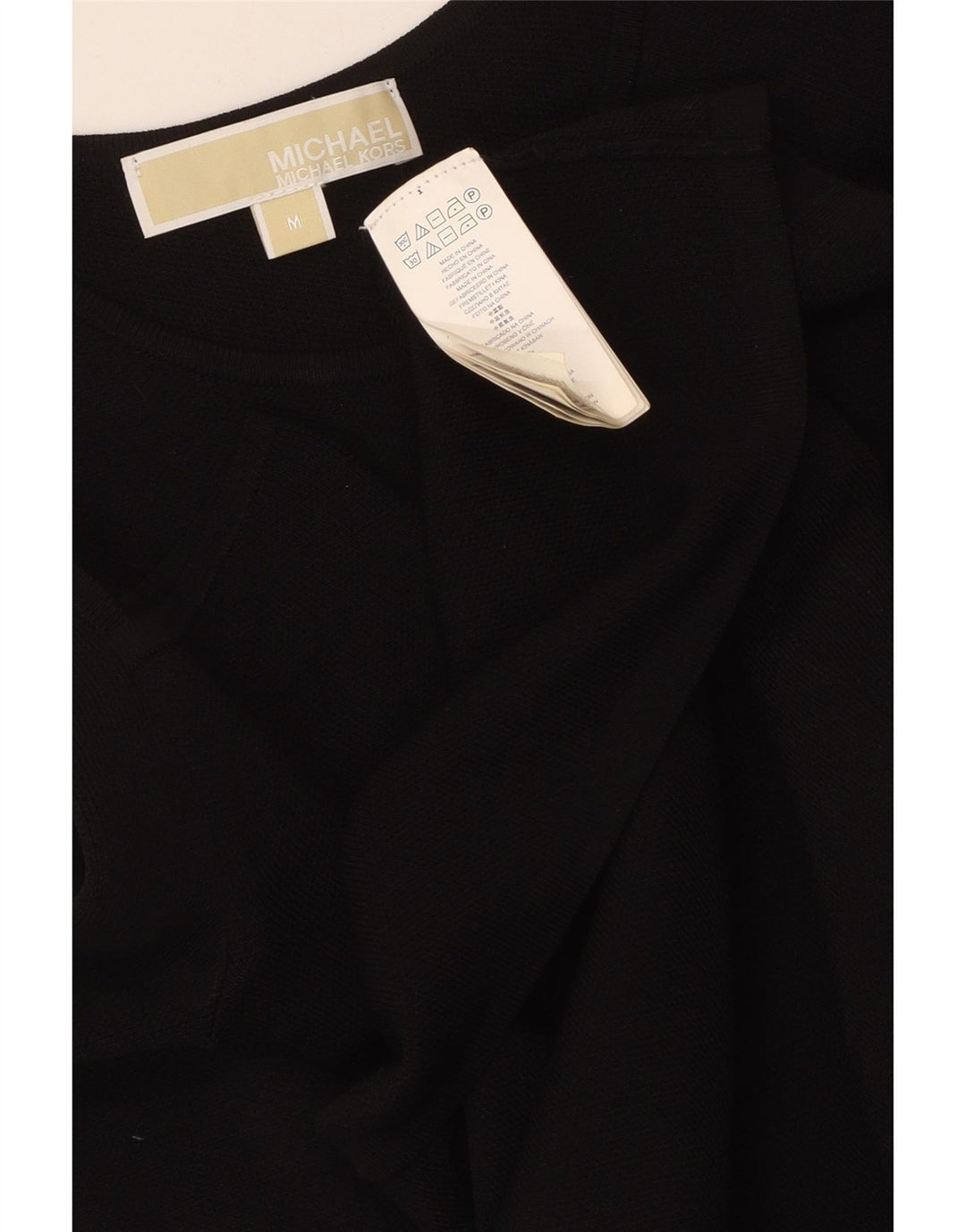 MICHAEL KORS Damen Schulterfreies Maxikleid UK 12 Mittelschwarze Viskose