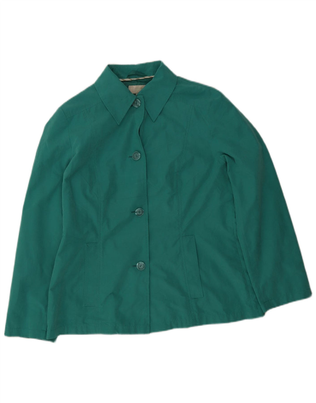 Marks & Spencer Damen Bomberjacke UK 14 Mittelgrünes Polyester
