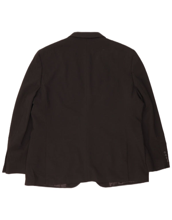 Nautica Herren-Blazerjacke mit 2 Knöpfen, UK 48 4XL, schwarzes Polyester