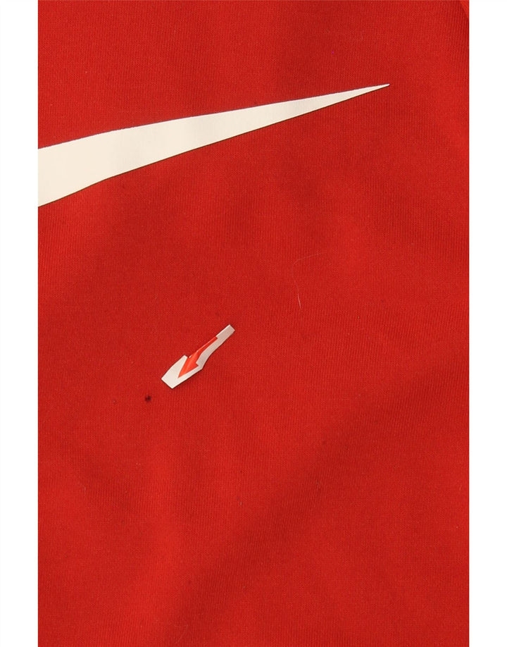 Nike Herren Dri Fit Graphic Kapuzenpullover Mittelorange Polyester