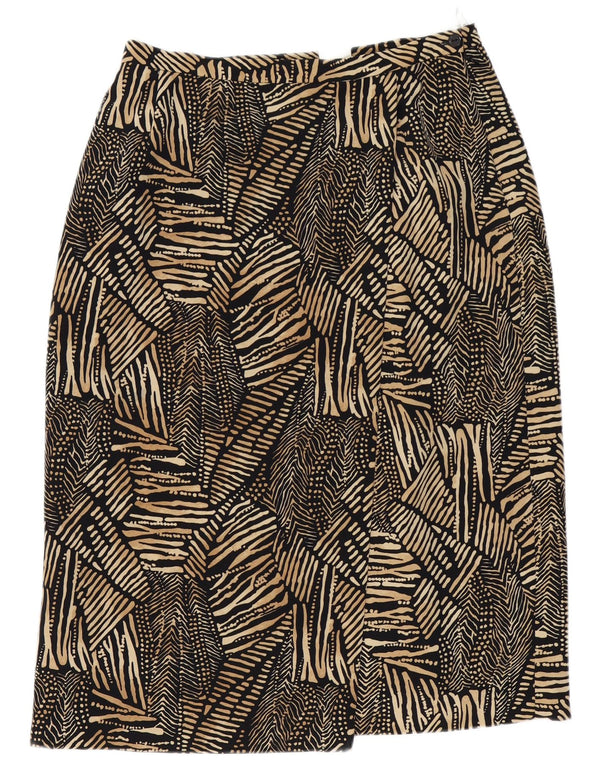 Eastex Damen Bleistiftrock UK 16 Large W36 Schwarzer Animal-Print