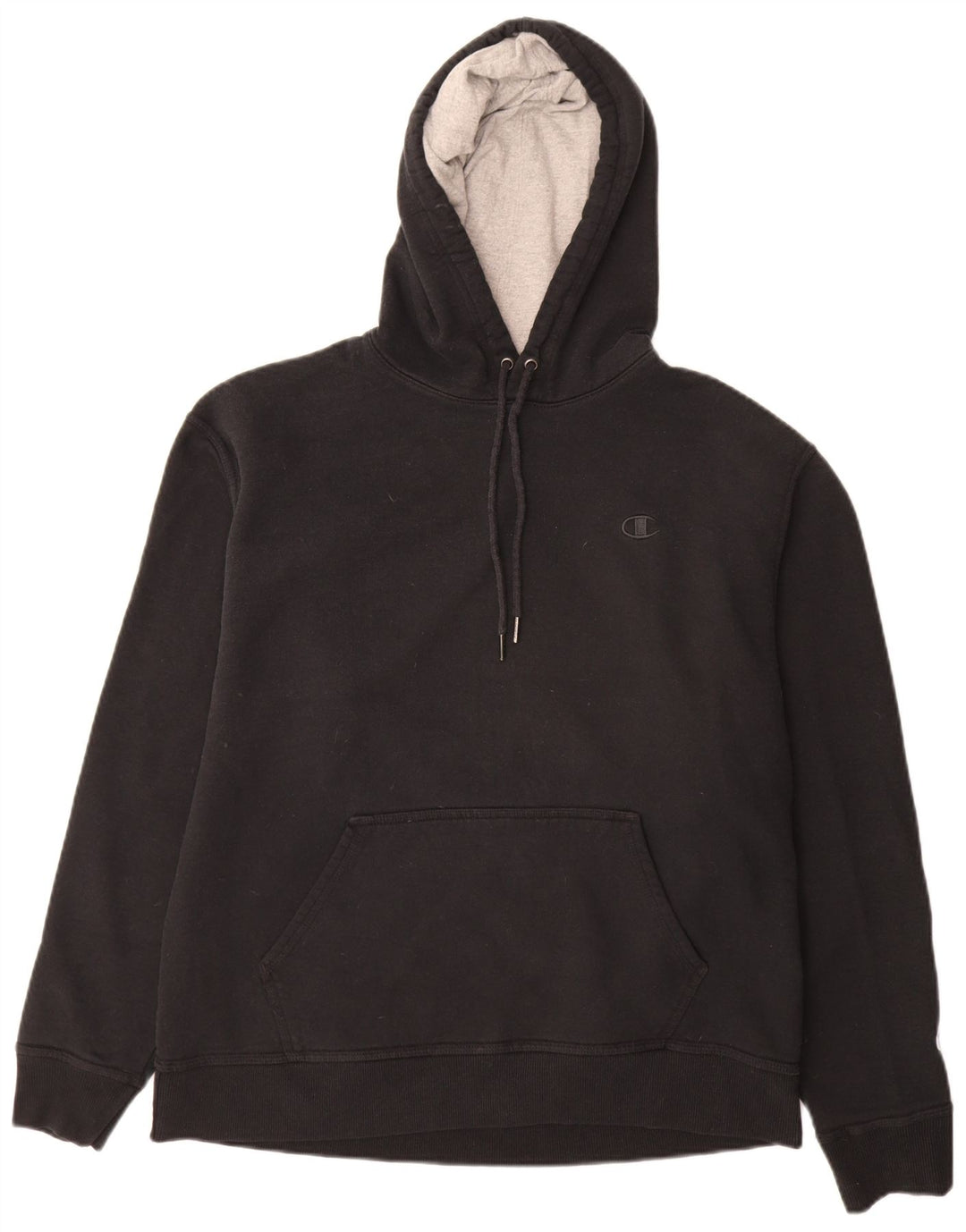 Champion Herren-Kapuzenpullover, groß, aus schwarzer Baumwolle