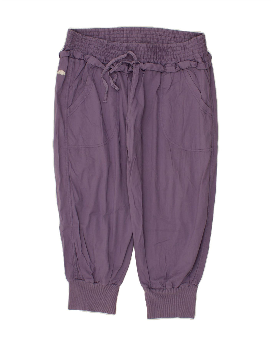 ELLESSE Womens Joggers Capri Trousers Medium  W30 L20 Purple Vintage Ellesse and Second-Hand Ellesse from Messina Hembry 