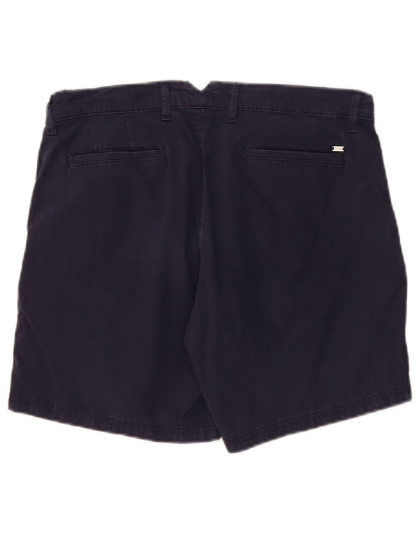 TOMMY HILFIGER Damen Chino-Shorts US 8 Medium W32 Marineblaue Baumwolle