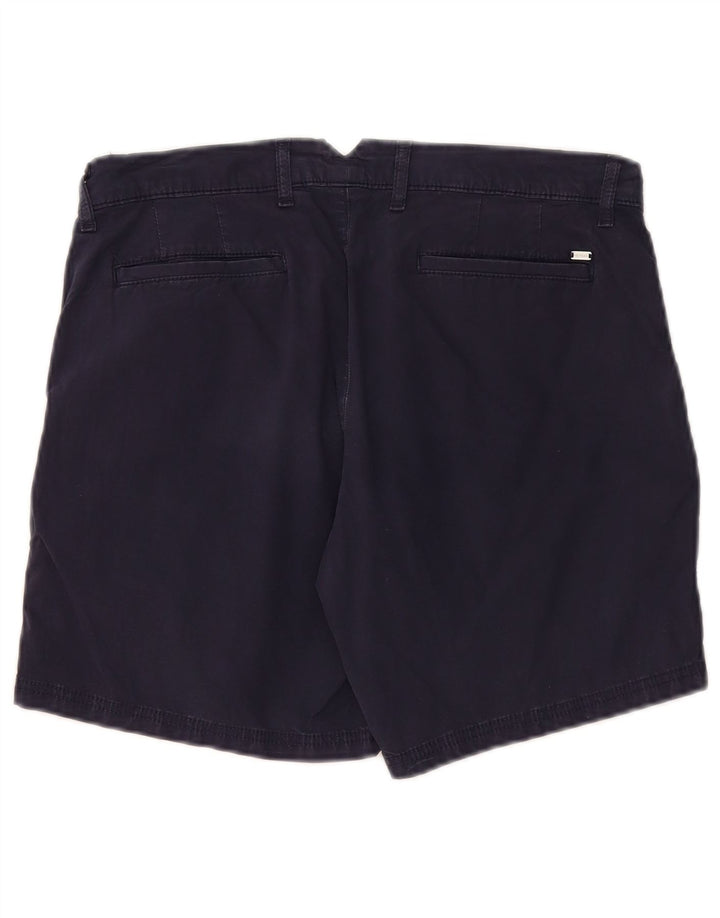 TOMMY HILFIGER Damen Chino-Shorts US 8 Medium W32 Marineblaue Baumwolle