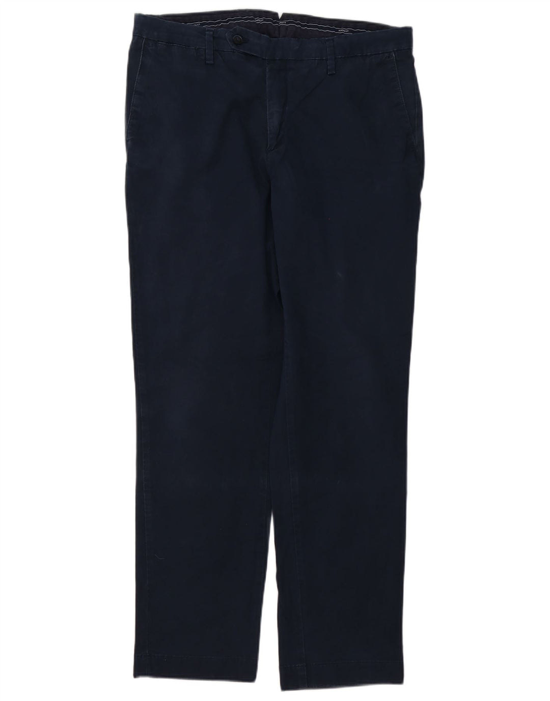 Gerade Chino-Hose für Herren von Hackett, Breite 34, Länge 32, Marineblau, Baumwolle