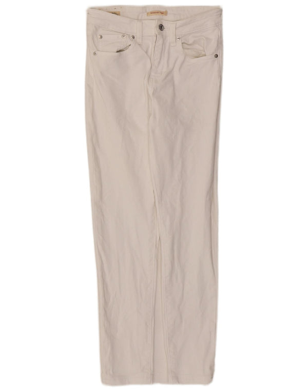 Levi's Damen 721 High Rise Skinny Jeans W26 L28 Weiße Baumwolle