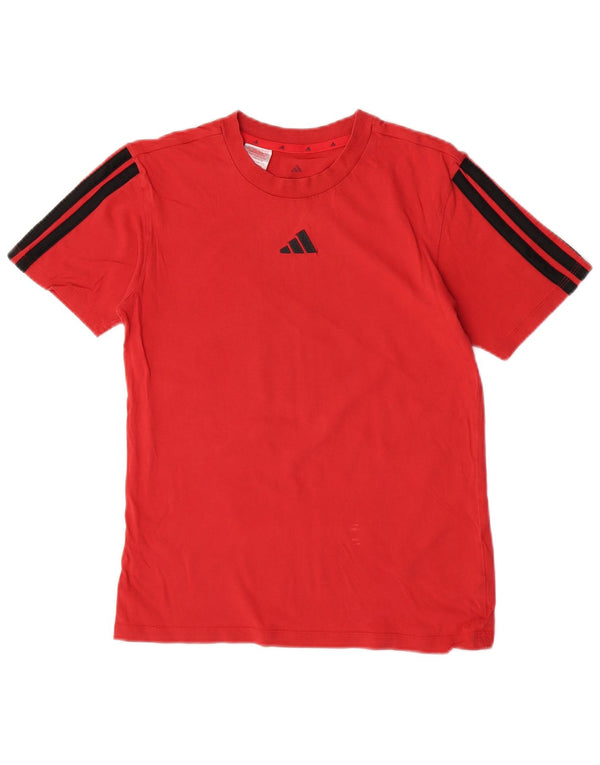 Adidas T-Shirt für Jungen, 13–14 Jahre, rote Baumwolle