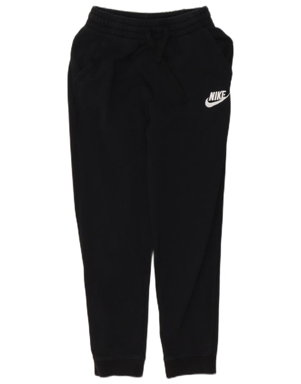 Nike Jungen-Trainingshose, Jogginghose, 12–13 Jahre, Größe L, Schwarz, Baumwolle