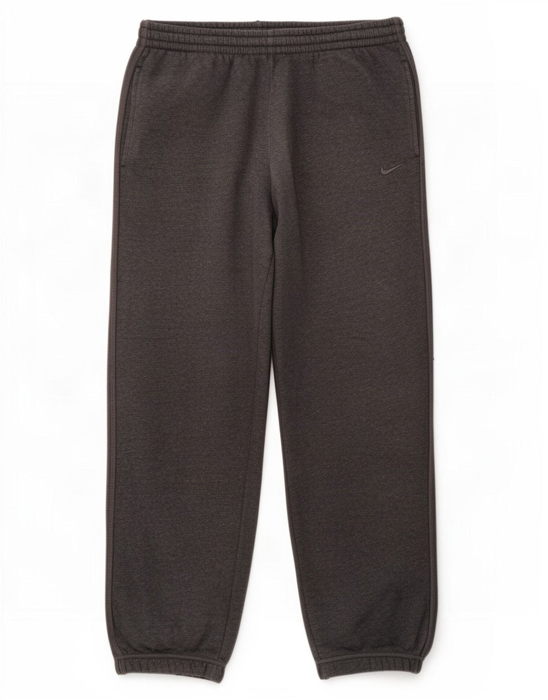 Nike Herren-Trainingshose, Jogginghose, groß, graue Baumwolle
