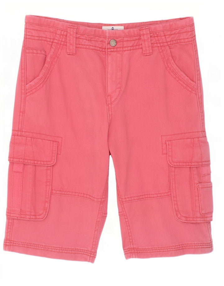 Fat Face Cargo-Shorts für Jungen, 10–11 Jahre, W25, rosa Baumwolle