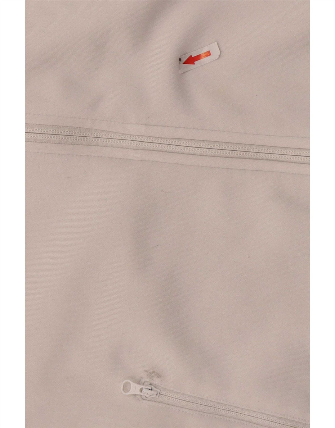 Nike Herren-Trainingsanzugoberteil mit Grafik, mittelweißes Farbblock-Polyester