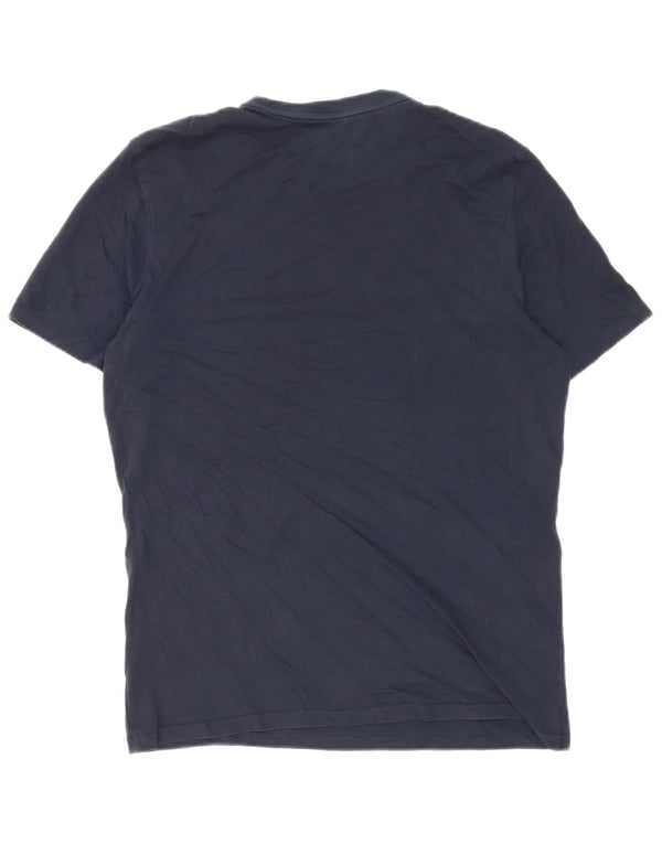 Calvin Klein Herren T-Shirt Top Small Marineblau Baumwolle