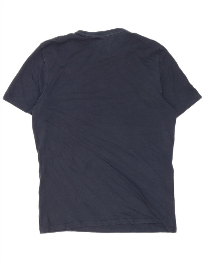 Calvin Klein Herren T-Shirt Top Small Marineblau Baumwolle