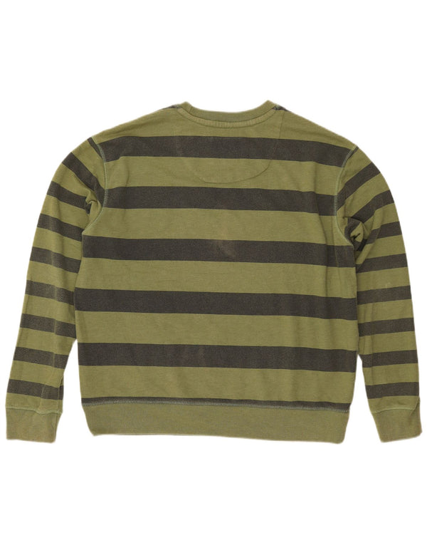 JACK WILLS Damen-Sweatshirt in Übergröße, Gr. 40, Größe L, Khaki, gestreift