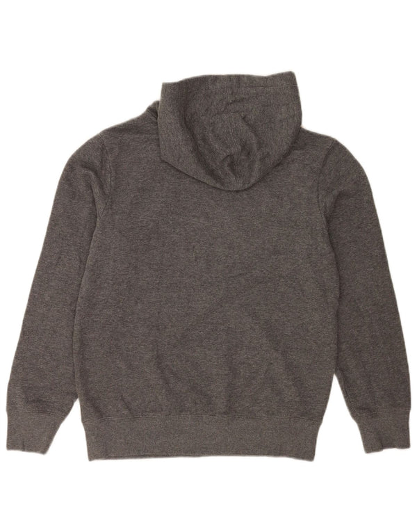 Hurley Jungen-Kapuzenpullover mit Grafik, 12–13 Jahre, graue Baumwolle