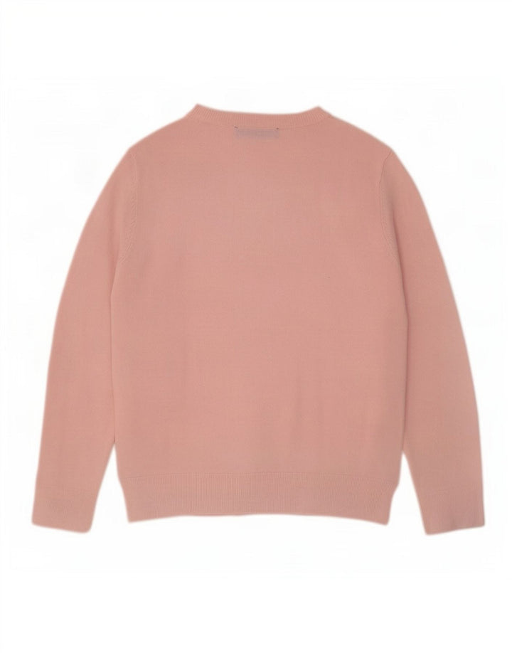 Marks & Spencer Damen-Pullover mit Rundhalsausschnitt, Gr. 12, Mittelrosa