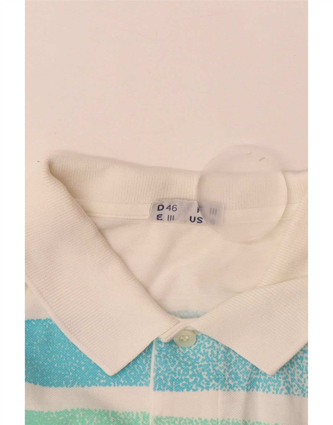 SERGIO TACCHINI Herren-Poloshirt, klein, weiß gestreift, Baumwolle