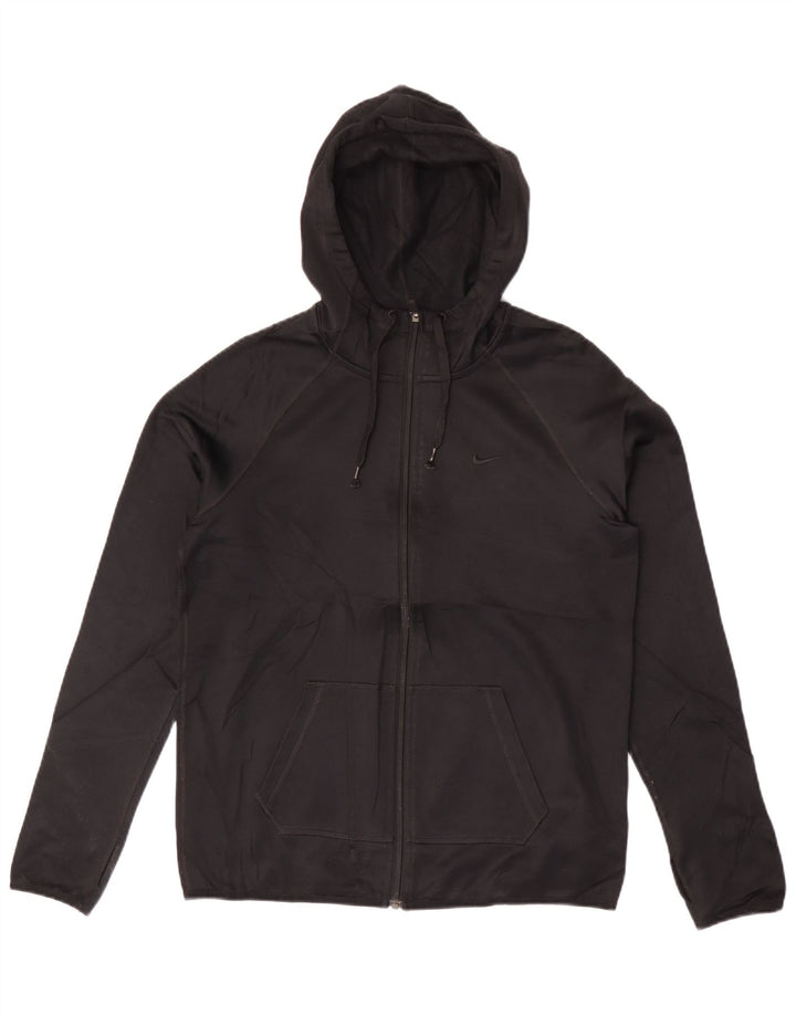 Nike Herren Therma-Fit Zip Hoodie Pullover Small Schwarz Polyester