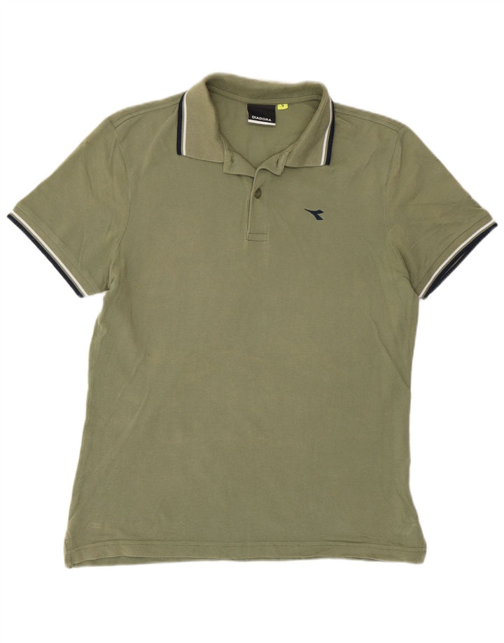 Diadora Herren Poloshirt Small Khaki