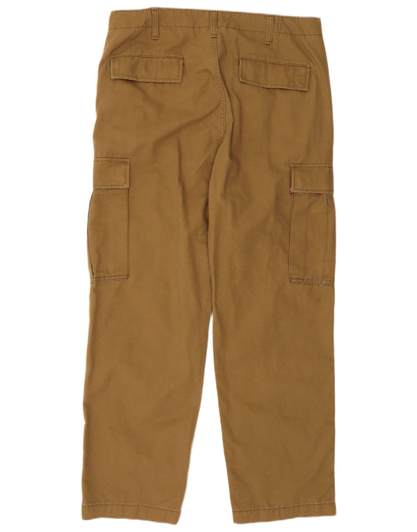 Levi's Herren Straight Cargo Hose W36 L30 Braune Baumwolle