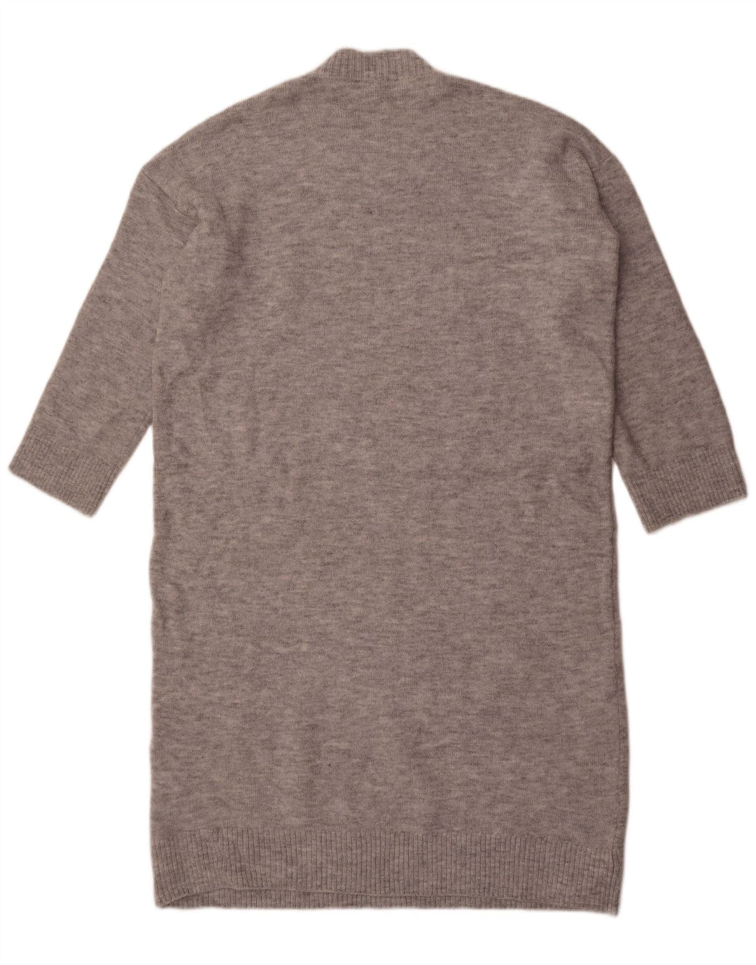 Marks & Spencer Damen-Übergröße-Pulloverkleid, Größe 46, Größe L, Grau, Acryl