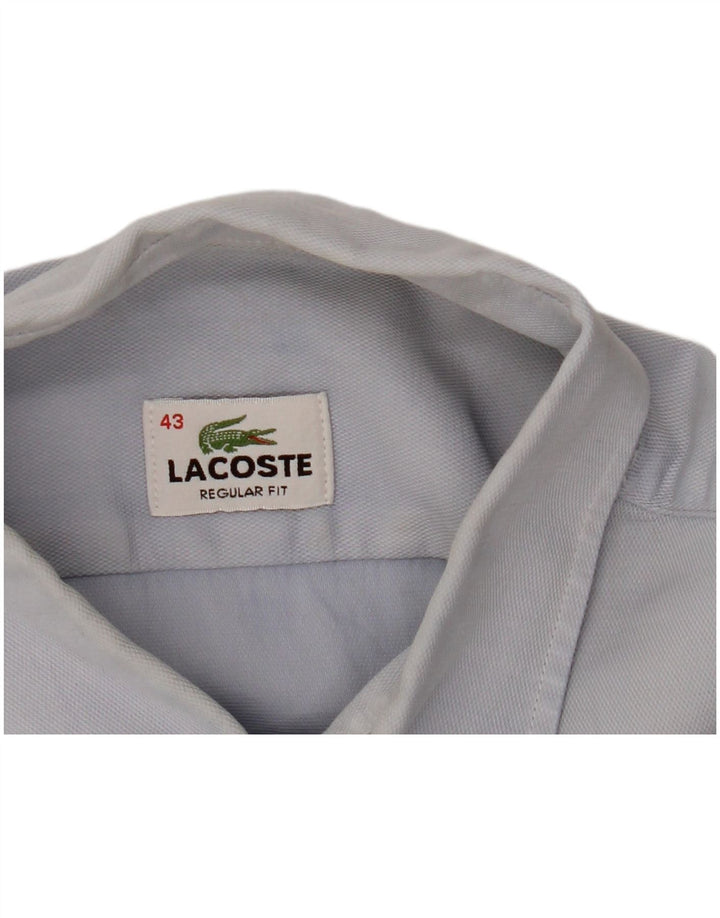 Lacoste Herren Kurzarm-Poloshirt mit normaler Passform, Größe 43, groß, Blau