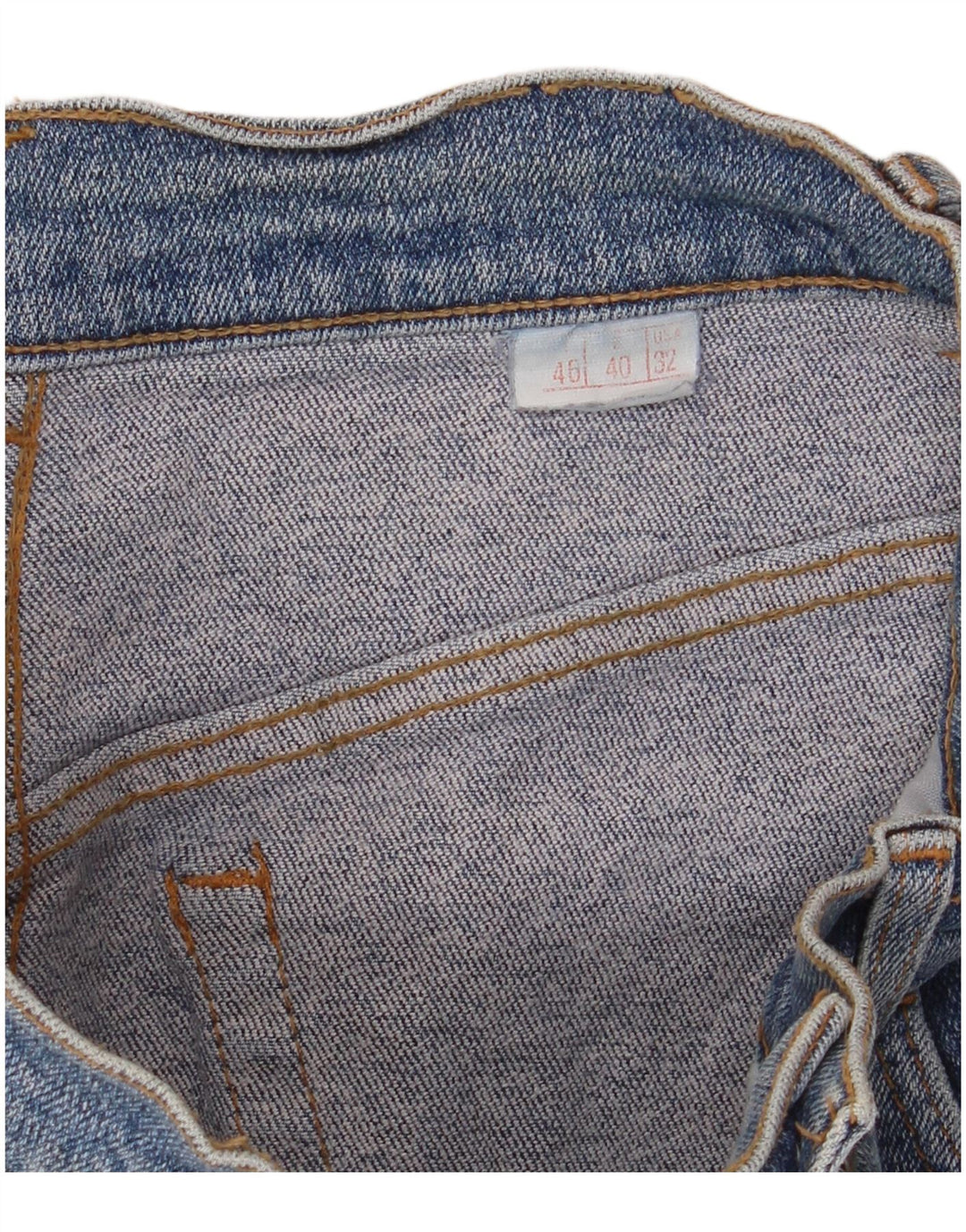MASH Damen-Jeansrock mit hoher Taille, Größe 46, Größe L, W28, Blau