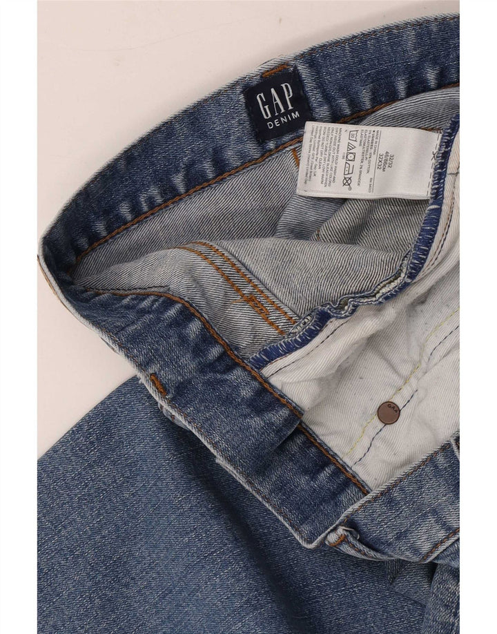 Gap Herren Slim Jeans W32 L32 Blaue Baumwolle
