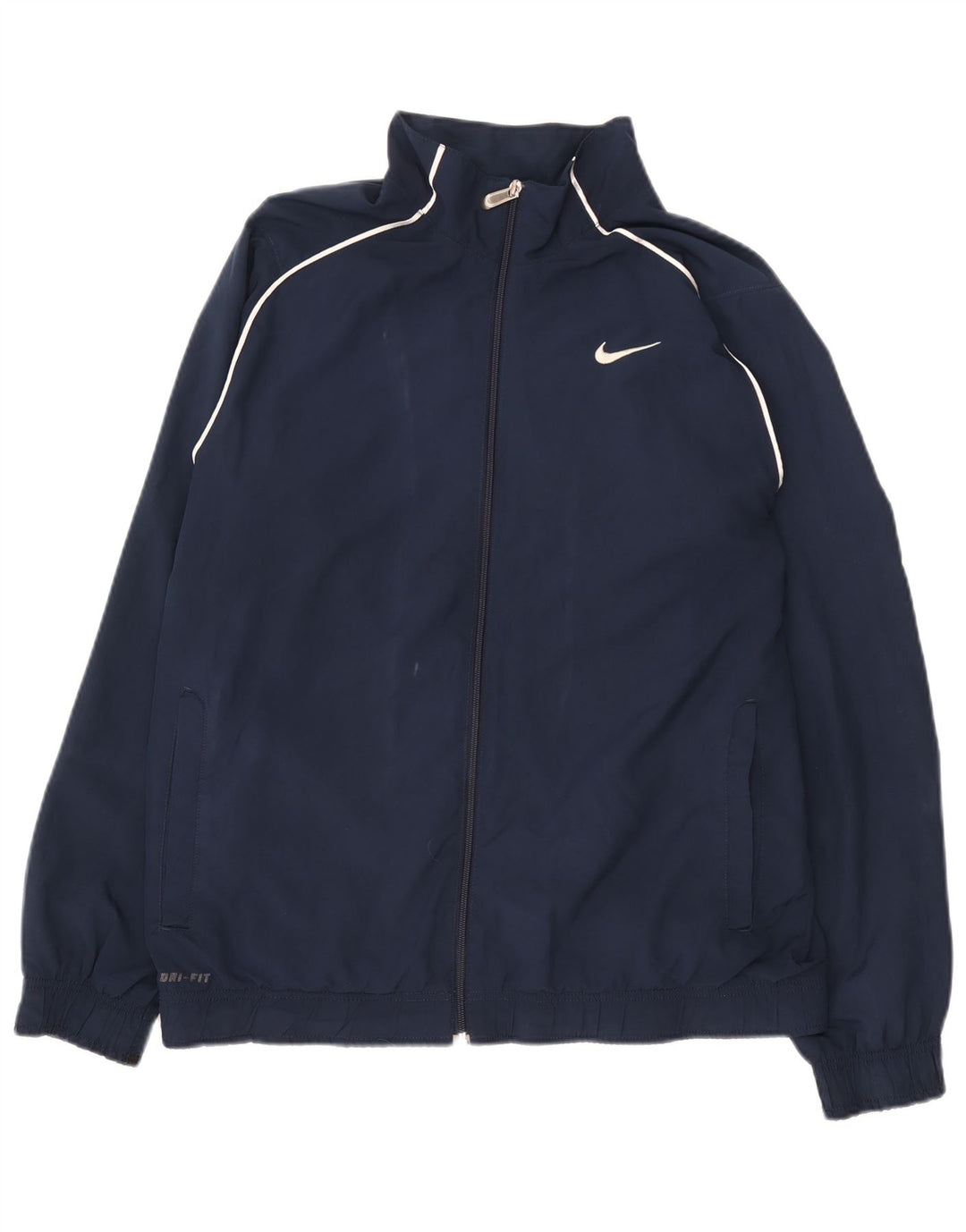 Nike Herren Dri Fit Trainingsanzug Top Jacke Medium Marineblau Polyester