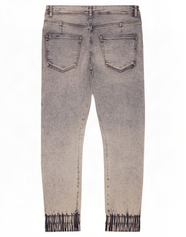Zara Herren Distressed Jogger Slim Jeans EU 44 Large W34 L28 Blau