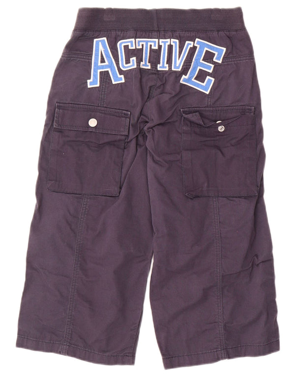 BENETTON Grafische Cargohose für Jungen, 10–11 Jahre, XL, W28, L18, Marineblau