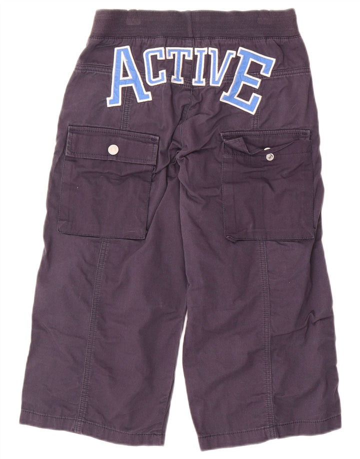 BENETTON Grafische Cargohose für Jungen, 10–11 Jahre, XL, W28, L18, Marineblau