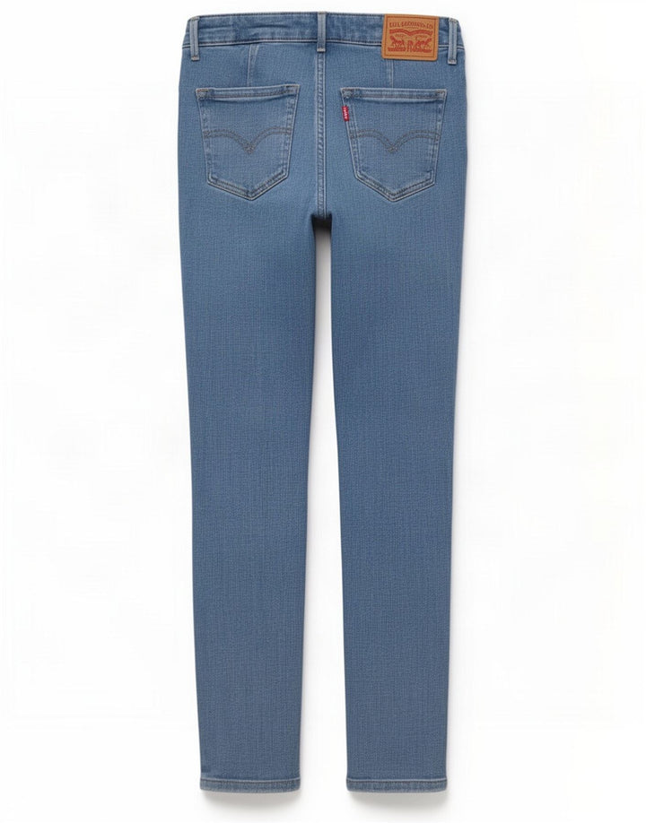 Levi's Damen 712 Slim Jeans W26 L32 Blaue Baumwolle