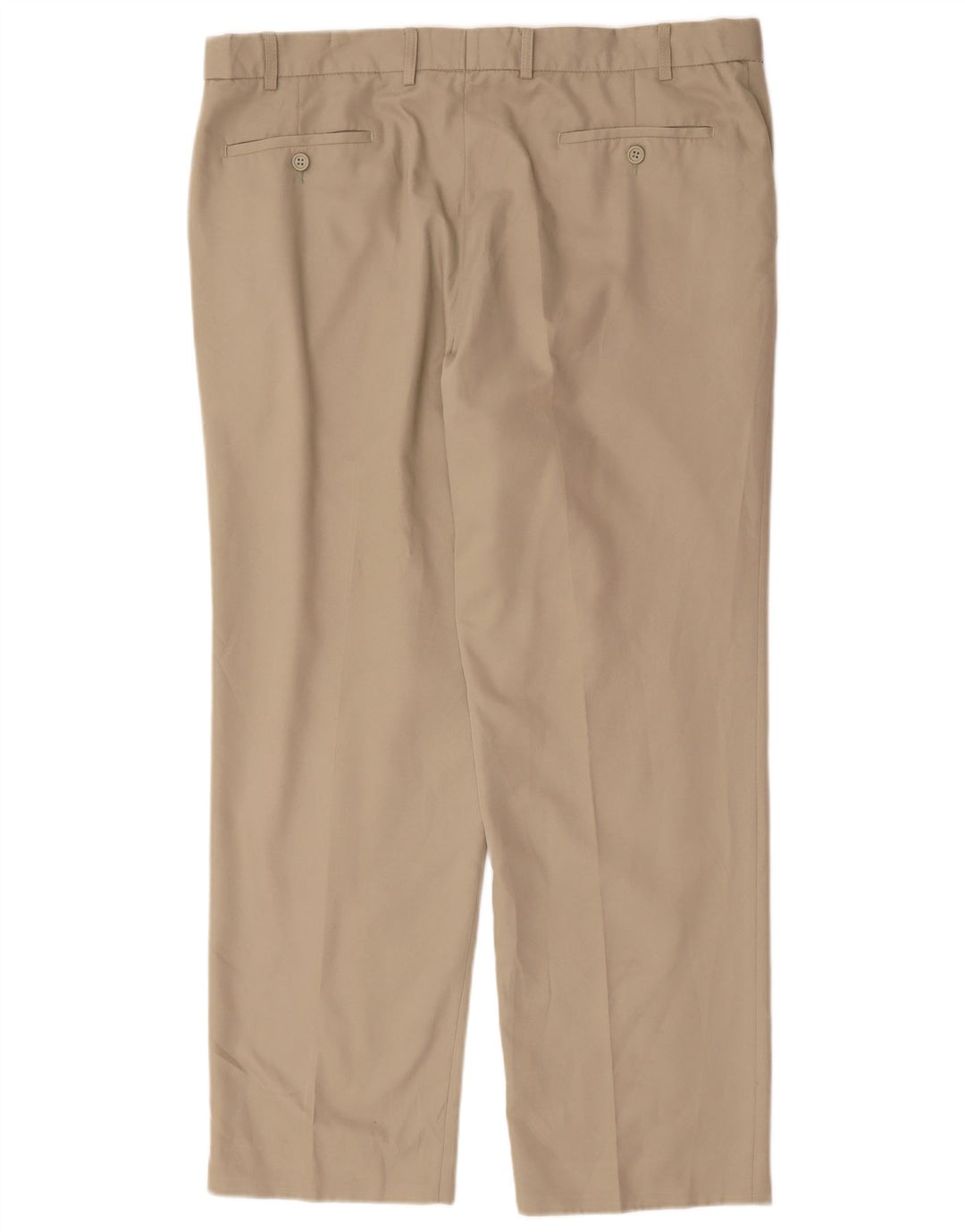 Gerade Herren-Anzughose von Marks & Spencer, W40, L31, Beige, Polyester