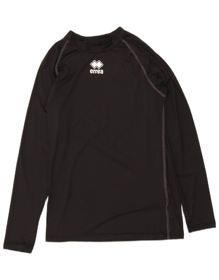 ERREA Herren-Top, langärmelig, groß, aus schwarzem Polyester