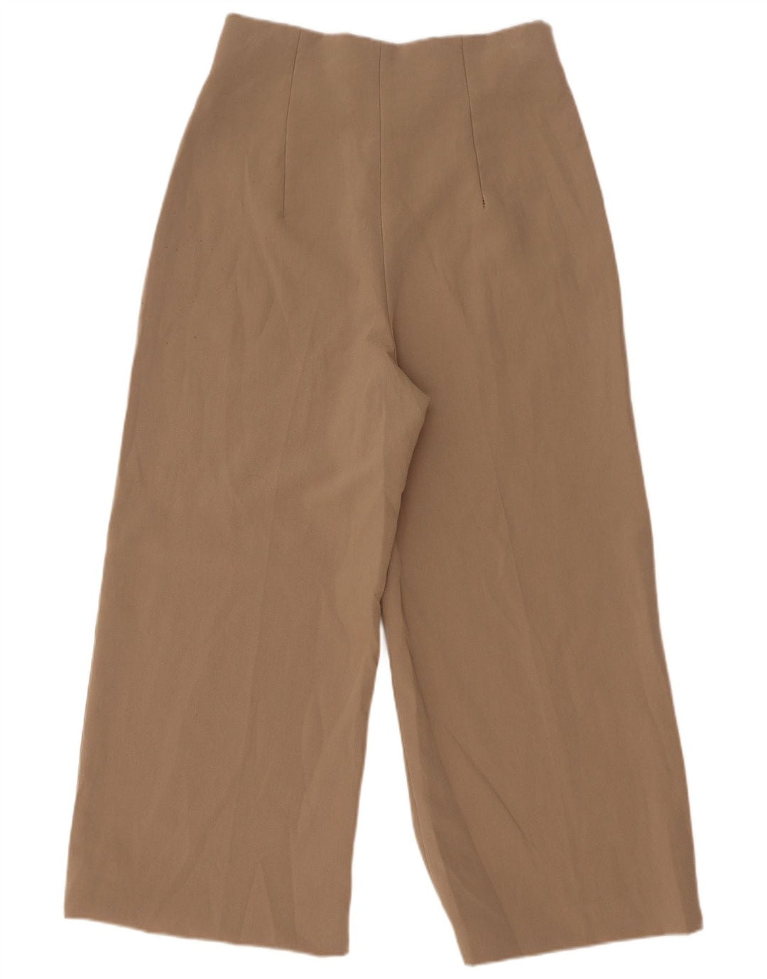 Zara Damen-Hose mit weitem Bein, mittelgroß, W29, L25, Beige