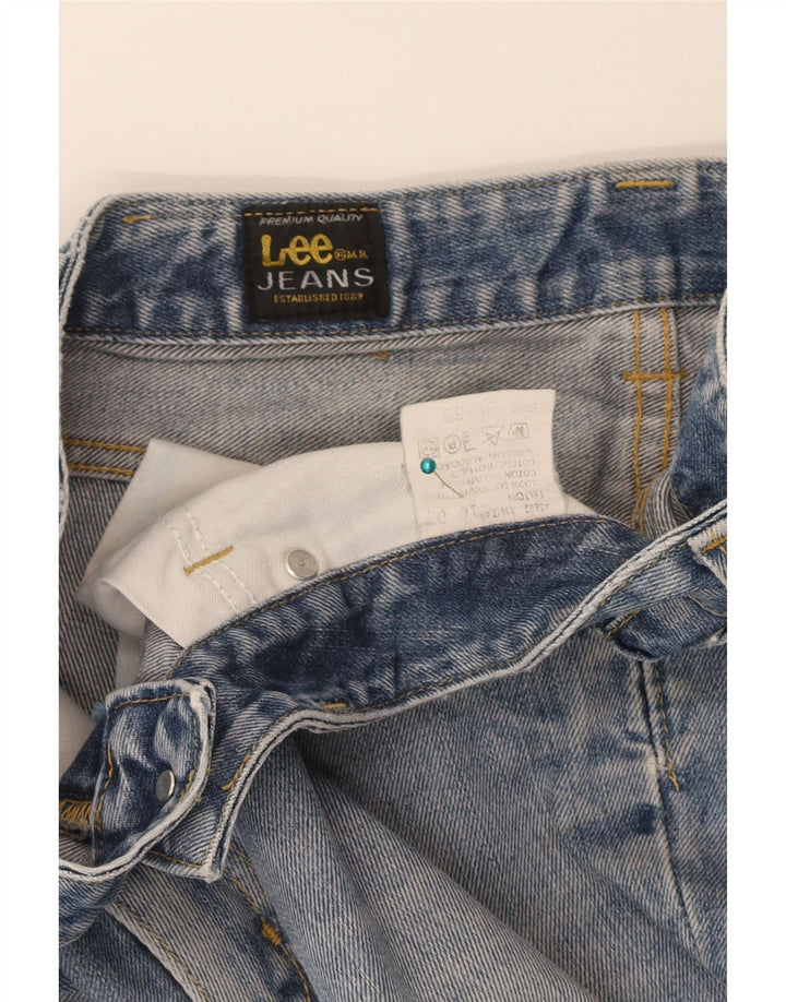 Lee Herren Felton Denim Shorts W30 Mittelblaue Baumwolle