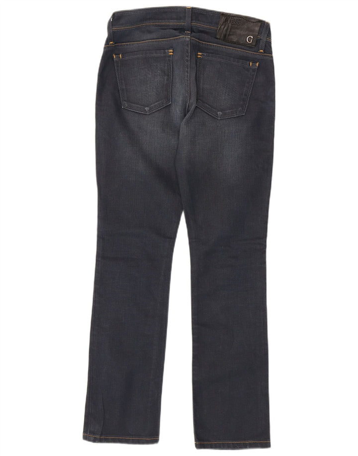 Guess Bootcut-Jeans für Damen, W27, L29, marineblaue Baumwolle