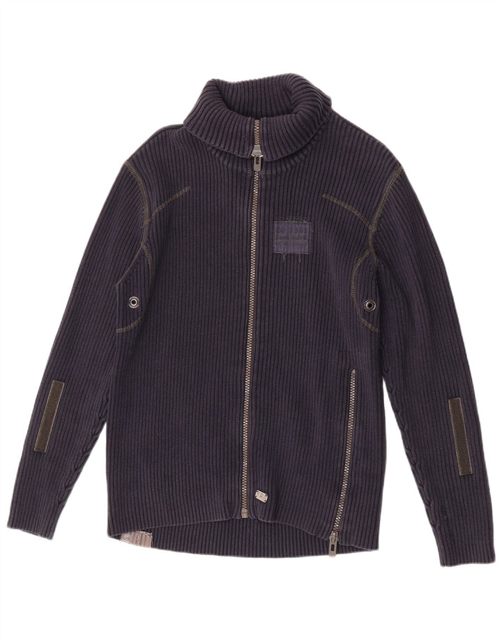 G-Star Herren 3301 Strickjacke, groß, marineblau, Baumwolle