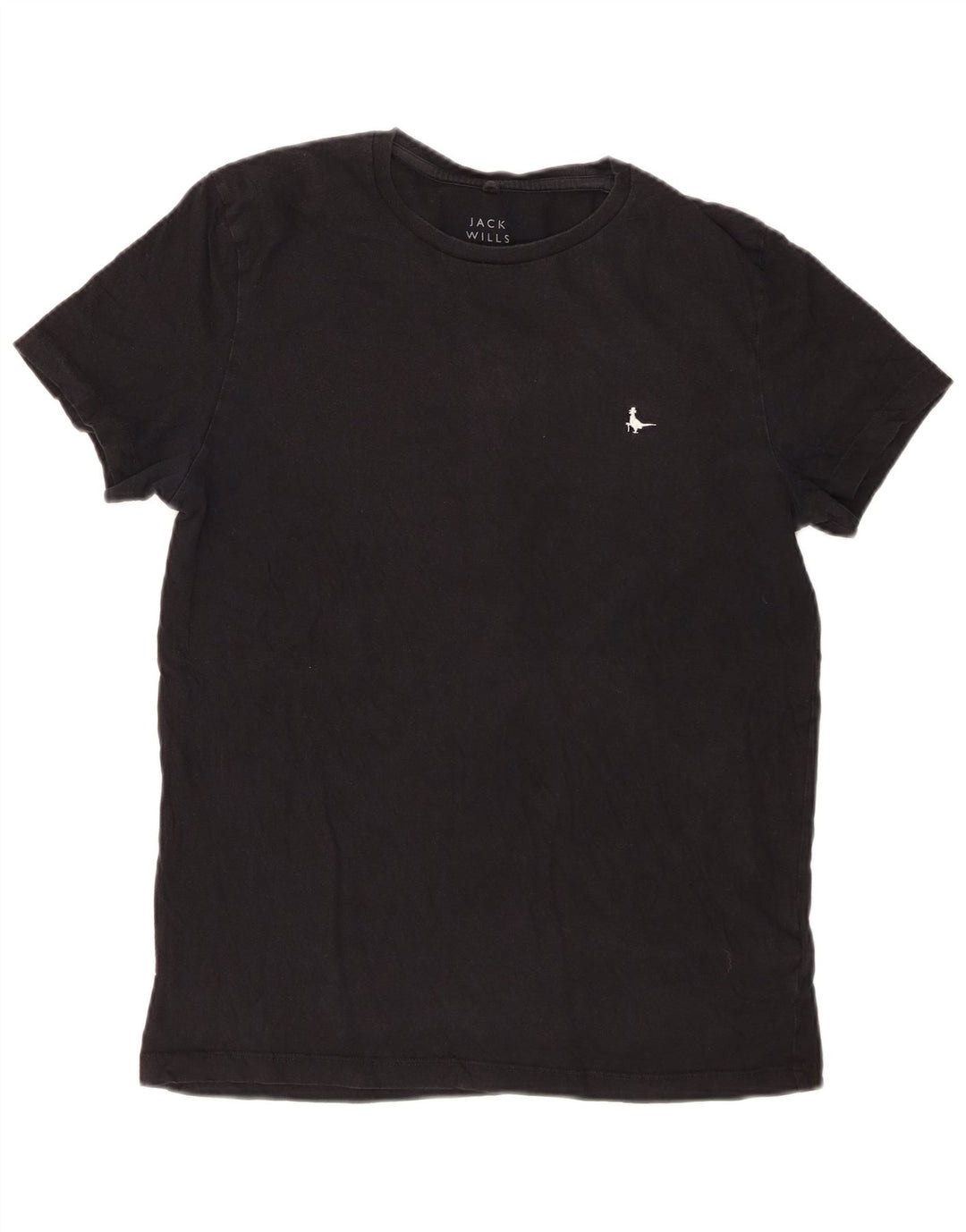 JACK WILLS Herren T-Shirt Top Small Schwarz Baumwolle